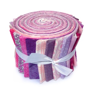 Pink & purple prints strip roll