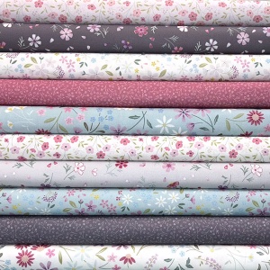 Lewis & Irene The Pressed Flowers 10 fat quarter pack