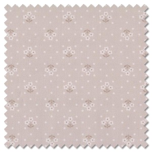 Plain and Simple - tri flower tan (per 1/4 metre)