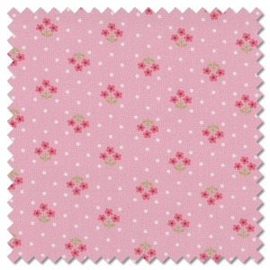 Plain and Simple - tri flower blush (per 1/4 metre)