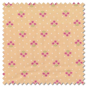 Plain and Simple - tri flower yellow (per 1/4 metre)