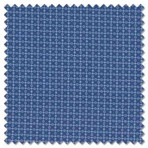 Plain and Simple - tic tac toe navy (per 1/4 metre)