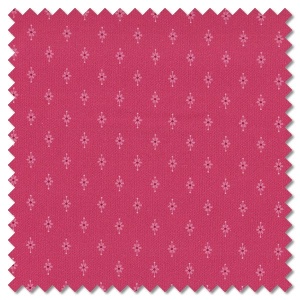 Plain and Simple - flower pin red (per 1/4 metre)