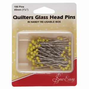 glass head pins for quilting