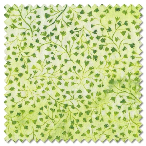 Sunshine & Blue Skies - fine fellow fern spring green (per 1/4 metre)