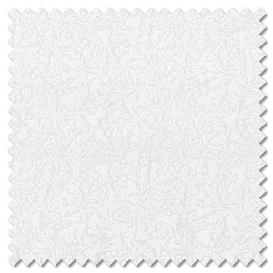 Tiny Tonals - celtic knot & thistle white on white (per 1/4 metre)