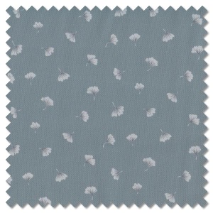 The Water Gardens - ginkgo cascade dusky teal (per 1/4 metre)