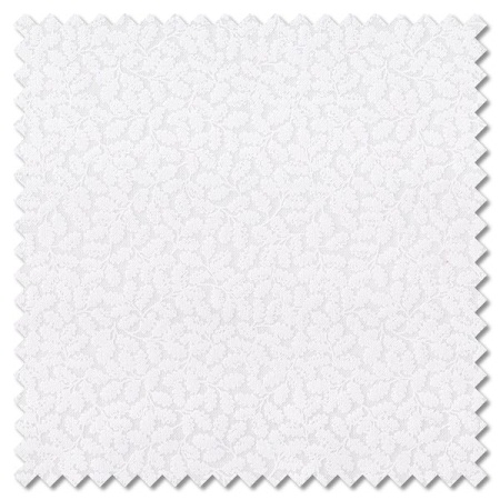 Tiny Tonals - tiny leaves white on white (per 1/4 metre)