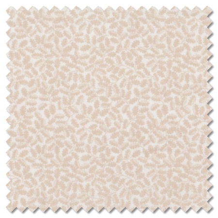 Tiny Tonals - tiny leaves cream on cream (per 1/4 metre)