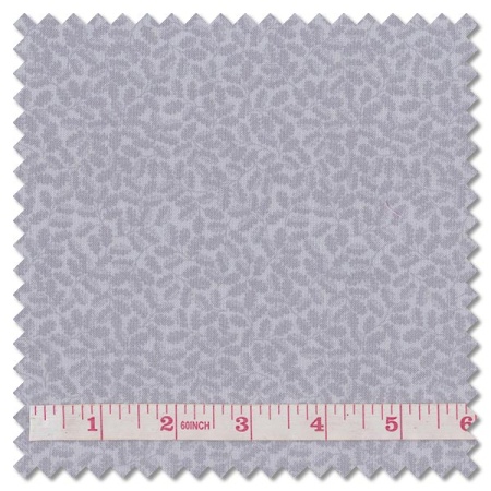 Tiny Tonals - tiny leaves grey on grey (per 1/4 metre)