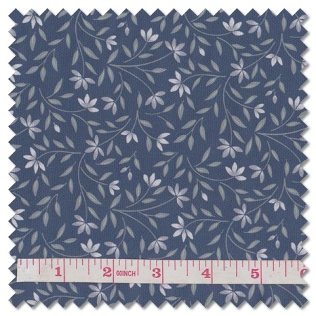 The Water Gardens - wild harmony navy blue (per 1/4 metre)