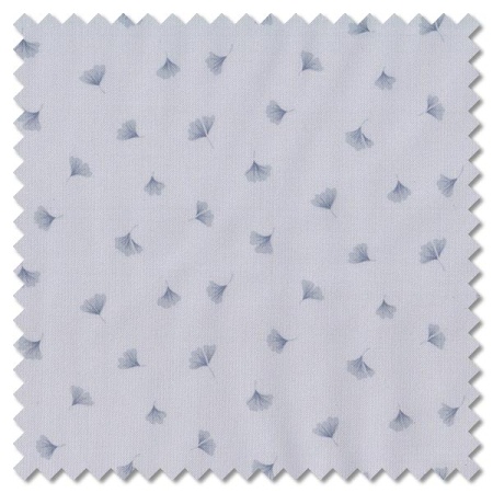 The Water Gardens - ginkgo cascade light blue (per 1/4 metre)